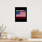 Pro-America Anti-Trump - Anti-Trump - - Poster (Keuken)