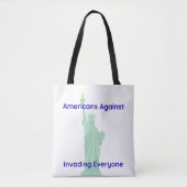 Pro-America Peace Tote Bag (Voorkant)