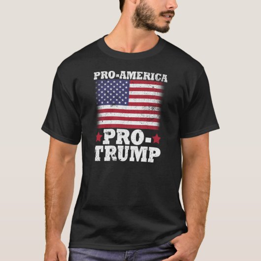 Pro America Pro Trump T-shirt (Voorkant)