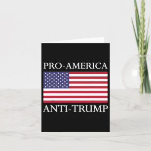 Pro-Amerika Anti-Trump - Amerikaanse vlag Verzet z Kaart