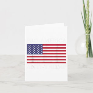 Pro-Amerika Anti-Trump - Amerikaanse vlag Verzet z Kaart