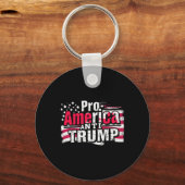 Pro-Amerika Anti-Trump - Amerikaanse vlag Verzet z Sleutelhanger (Voorkant)