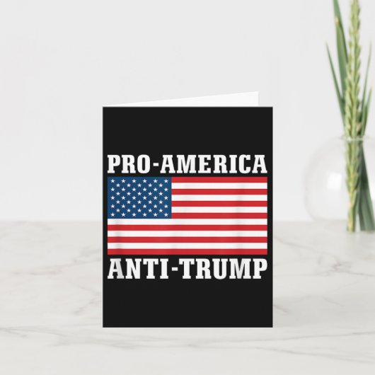 Pro-Amerika Anti-Trump Kaart (Voorkant)