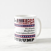 PRO-AMERIKA ANTI-TRUMP KOFFIEMOK (Voorkant rechts)