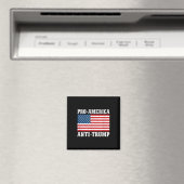 Pro-Amerika Anti-Trump Magneet (Insitu (Vaatwasser))