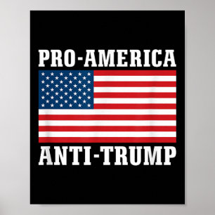 Pro-Amerika Anti-Trump Poster