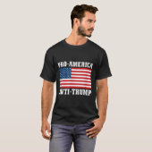 Pro-Amerika Anti-Trump T-shirt (Voorkant volledig)