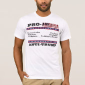 PRO-AMERIKA ANTI-TRUMP T-Shirt (Voorkant)