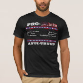 PRO-AMERIKA ANTI-TRUMP T-Shirt (Voorkant)