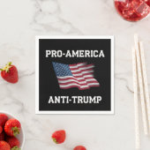 Pro-Amerika Anti-Trump  Vlag van de VS Servet (Insitu)