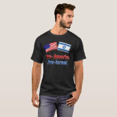 Pro-Amerika/Israël T-shirt (Voorkant volledig)
