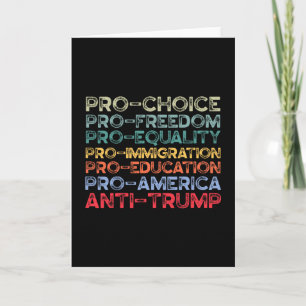 Pro-Amerika Pro-vrijheid Pro-keuze Pro-gelijkheid Kaart