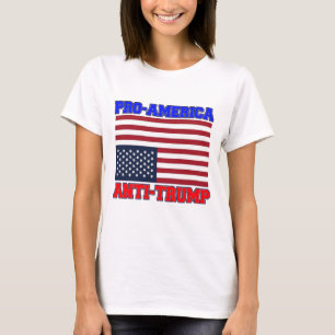 Pro-Amerikaans Anti-Trump T-shirt