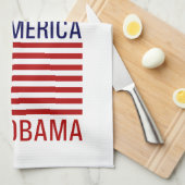 PRO-AMERIKAANSE ANTI-OBAMA THEEDOEK (Quarter Fold)