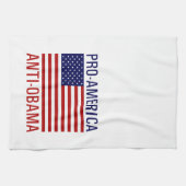 PRO-AMERIKAANSE ANTI-OBAMA THEEDOEK (Horizontaal)