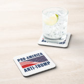 Pro-Amerikaanse antitrump Bier Onderzetter (Rechterzijde)