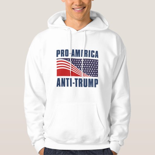 Pro-Amerikaanse antitrump Hoodie (Voorkant)
