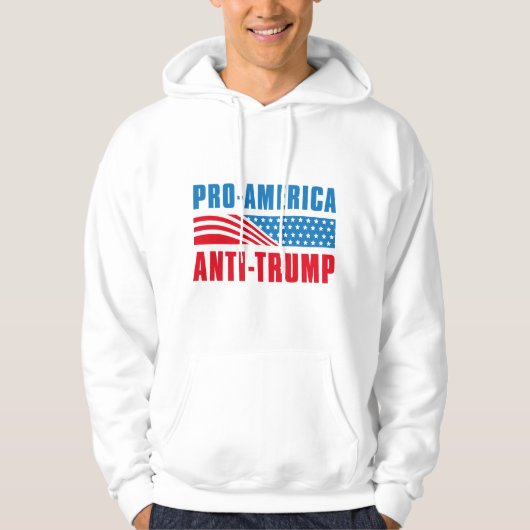 Pro-Amerikaanse antitrump Hoodie (Voorkant)