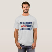 Pro-Amerikaanse antitrump T-shirt (Voorkant volledig)