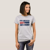 Pro-Amerikaanse antitrump T-shirt (Voorkant volledig)