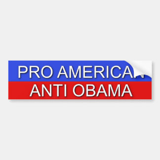 PRO AMERIKAN...ANTI OBAMA BUMPERSTICKER