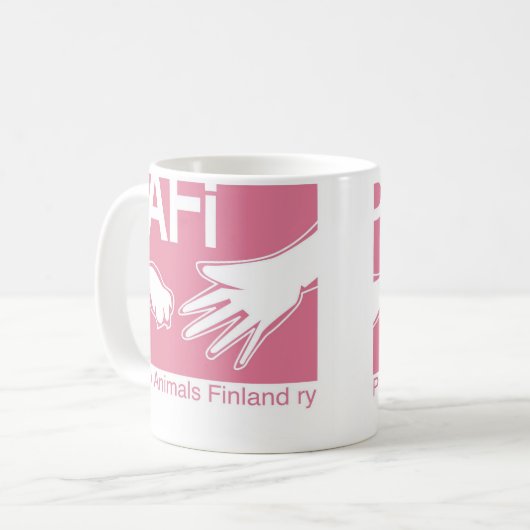 Pro Animals Finland Logo Koffiemok (Voorkant links)