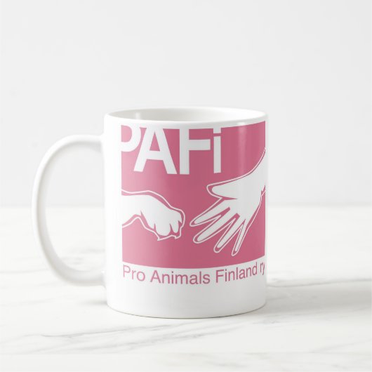Pro Animals Finland Logo Koffiemok (Links)