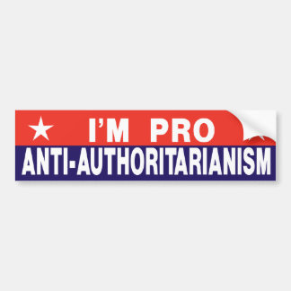 Pro-antikaritarisme Bumpersticker