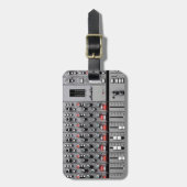 Pro-audiomixer Bagagelabel (Voorkant verticaal)