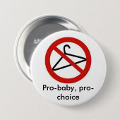 Pro Baby, keuze voor Ronde Button 7,6 Cm (Voorkant /achterkant)
