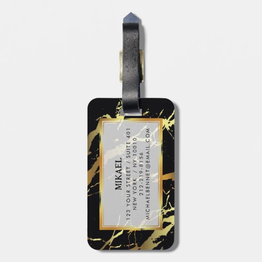 PRO Bagage Label (Achterkant verticaal)