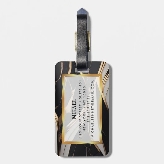 PRO-Bagagelabel Bagagelabel (Achterkant verticaal)