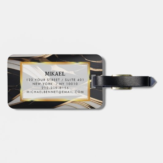 PRO-Bagagelabel Bagagelabel (Achterkant horizontaal)