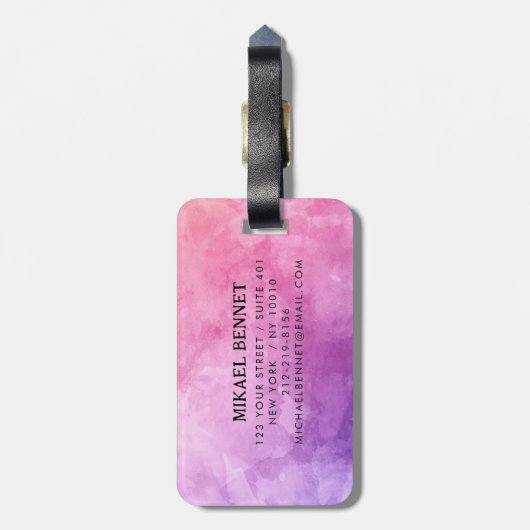 PRO-Bagagelabel Bagagelabel (Achterkant verticaal)