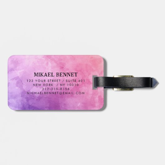 PRO-Bagagelabel Bagagelabel (Achterkant horizontaal)