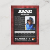 PRO Baseball Kaart met Stats Player Trading Kaart Contactkaartje (Achterkant)