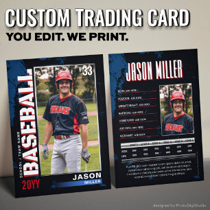 PRO Baseball Kaart met Stats Player Trading Kaart Contactkaartje