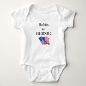 Pro Bernie bericht van baby's! Romper (Voorkant)