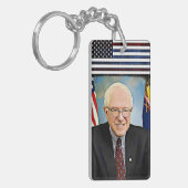 Pro Bernie Sanders Support-Sleutelhanger Sleutelhanger (Voorkant Links)