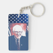 Pro Bernie Sanders Support-Sleutelhanger Sleutelhanger (achterkant)