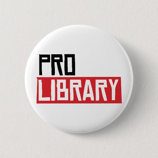 PRO-BIBLIOTHEEK RONDE BUTTON 5,7 CM (Voorkant)