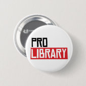 PRO-BIBLIOTHEEK RONDE BUTTON 5,7 CM (Voorkant /achterkant)