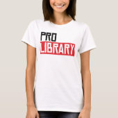PRO-BIBLIOTHEEK T-SHIRT (Voorkant)