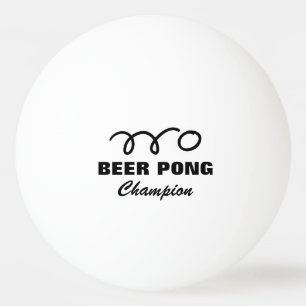 Pro bierpongkampioen pongballen pingpongbal