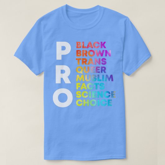 Pro Black Brown Trans Queer Science Gay Eq T-shirt (Design voorkant)