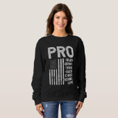 Pro-Black Pro-choice Pro-liefdesPro-queer - verzet Trui (Voorkant volledig)