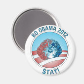 Pro-Bo Obama Dog 2012 Magneet (Voorkant / Achterkant)