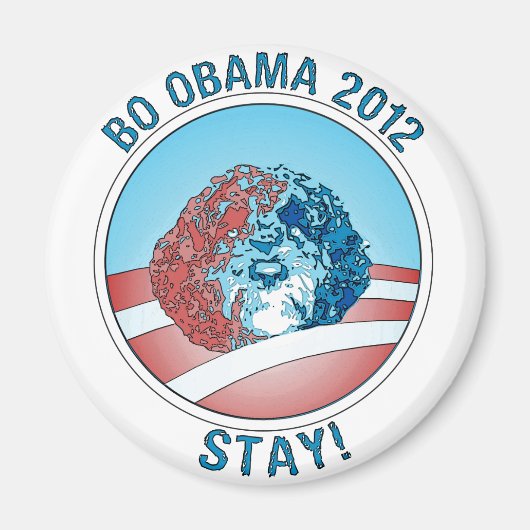 Pro-Bo Obama Dog 2012 Magneet (Voorkant)