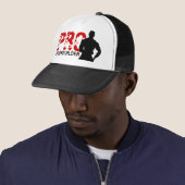 Pro Bodybuilder Rood en Zwart Pet (In situ)