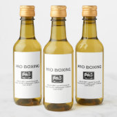 PRO BOKSEN WIJN ETIKET (Flessen)